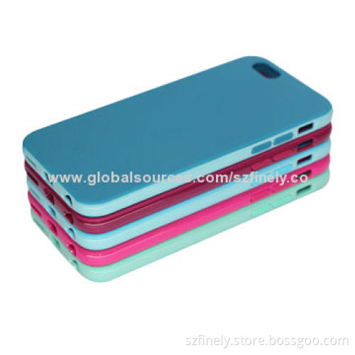 PC + TPU Cases for iPhone 6, PC Bumper, Removable Separation Design, Multi-color Choose
